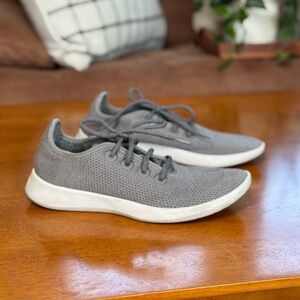 Allbirds Tree Pipers Womens Size 10 Shoes Grey White Athletic Sneakers